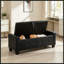 Banc rembourré capitonné avec rangement-1865697651
