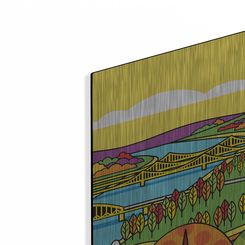 «Pittsburgh Incline Autumn Pop» par Ron Magnes, H 24 po x l 36 po