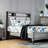 Zola Upholstered Bookcase Storage Bed-2032819193