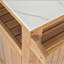 Ensemble de 1 chariot d'extérieur pour terrasse en bois d'acacia-455446533