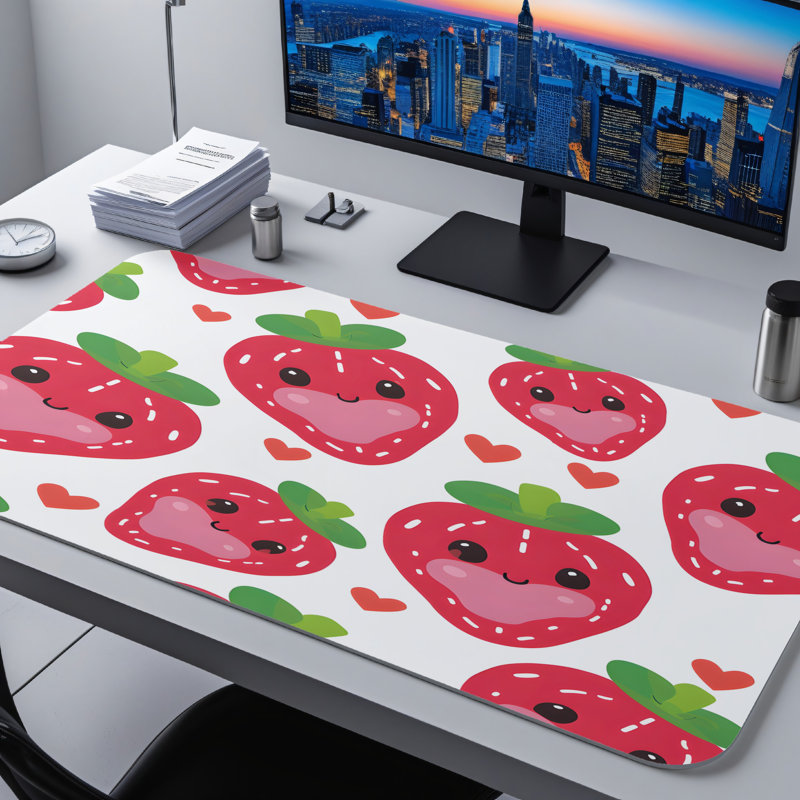 Polyester Desk Pad, 14.4x12.1