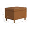 Xane Faux Leather Ottoman-96766057
