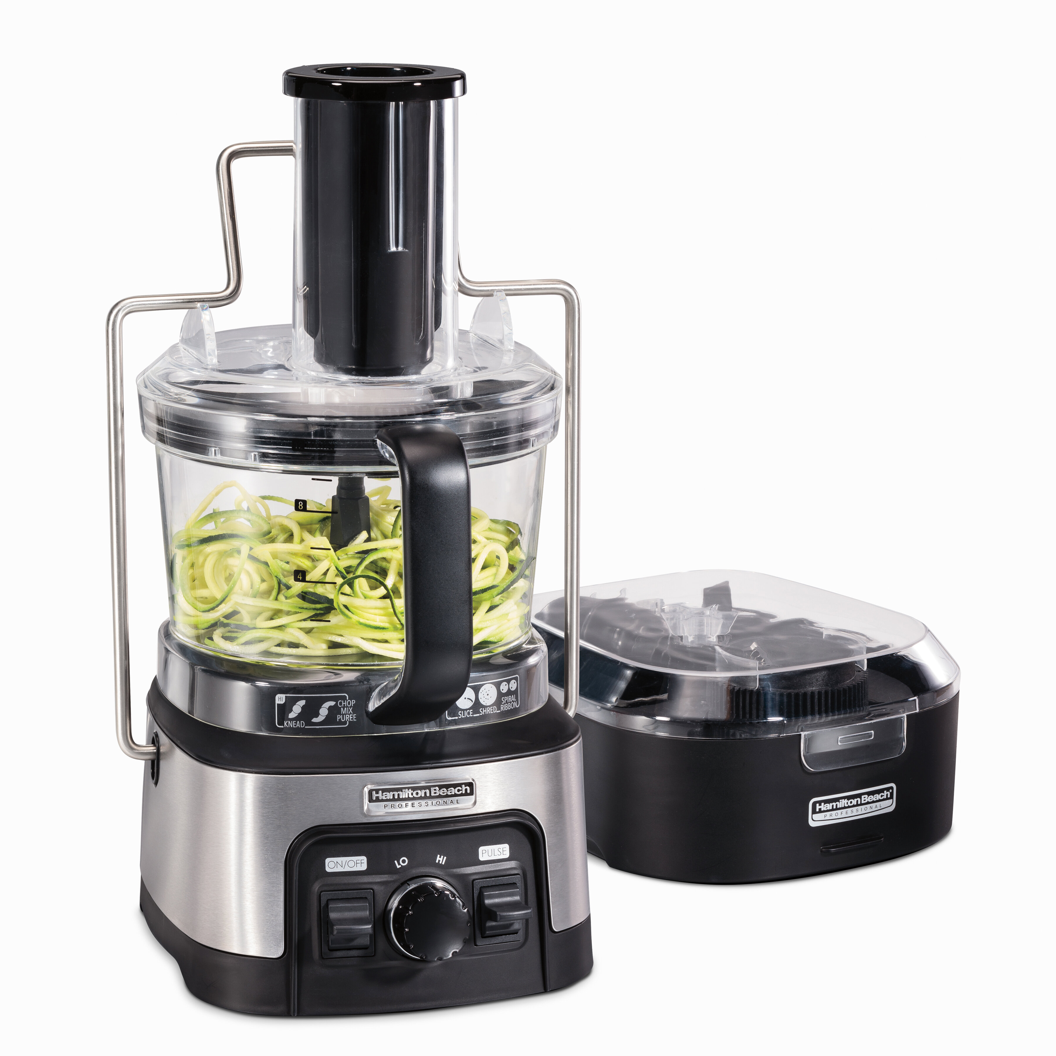 Hamilton Beach® Professional Spiralizing Stack & Snap Food Processor 12 Cup  Capacity