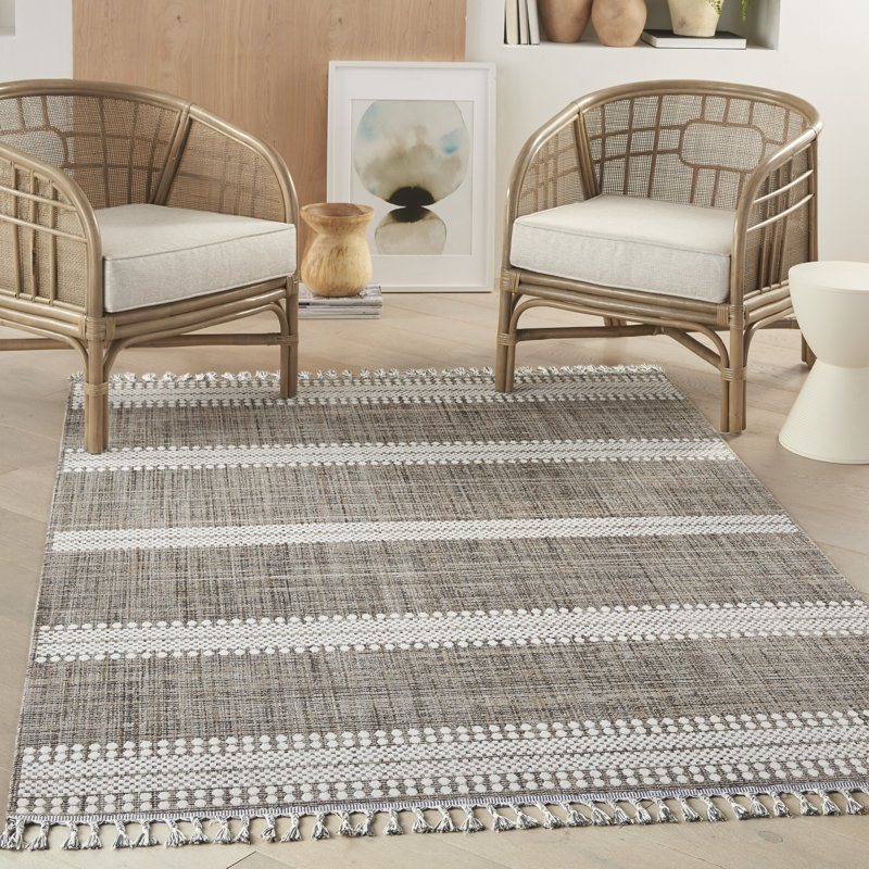 Tapis gris Jesica, Rectangle 4 pi x 6 pi 2 po
