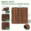 Carreaux de terrasse à 6 lattes en bois d'acacia (ensemble de 27)-112843041