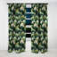 Motif vert forêt I - Rideau floral - Rideau occultant floral - 1 panneau-107548040