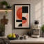 Forms in Rust Geometric - Wrapped Canvas-131763535-131763536