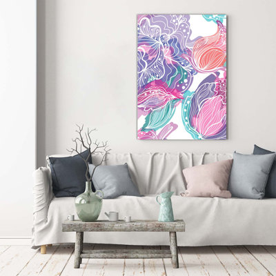 Floral - Wrapped Canvas Print