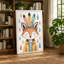 Crowned Fox Boho 1 Piece Wrapped Canvas Wall Art-661192687-661192693