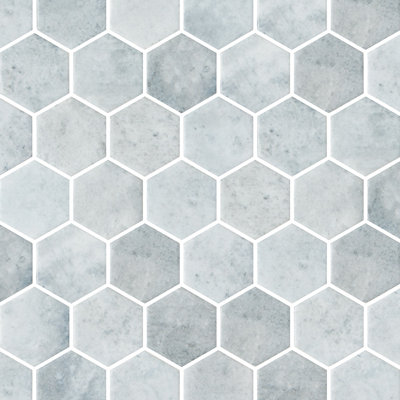 Spectre de 2 pouces hexagone bleu tempête