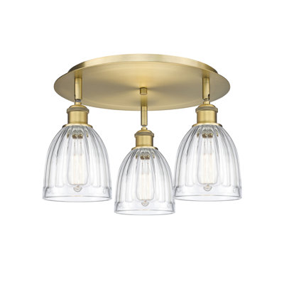 Bianey Glass Flush Mount