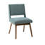 Chaise d'appoint rembourrée en bois massif Celsi-1033216158