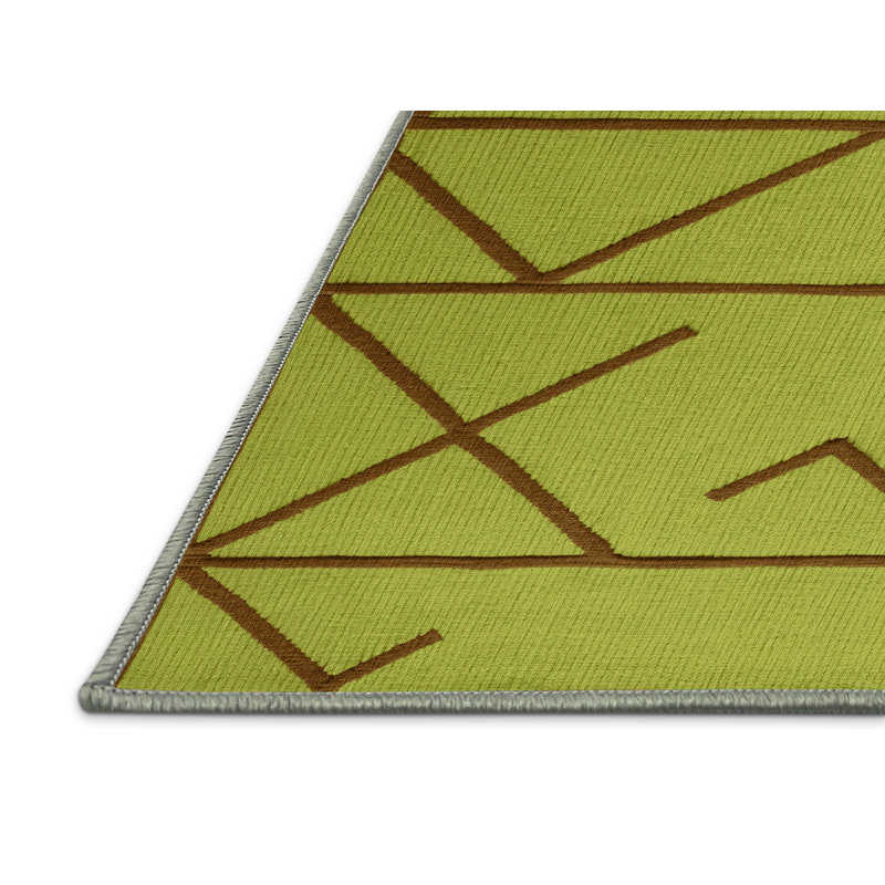 Tapis vert en treillis lavable à la machine, Rectangulaire 2 pi x 3 pi