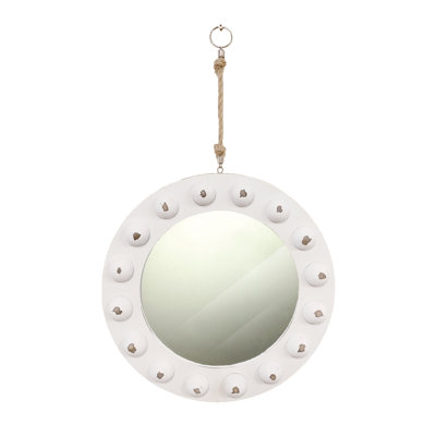 Bohannan Wood Flat Wall Mirror