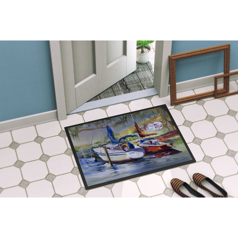 Paillasson à voilier anti-dérapant pour l’intérieur, Rectangle 2 pi x 3 pi