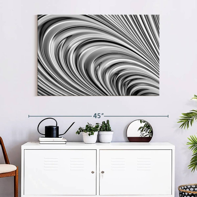 Avery Metal Wave, 26" H x 39" W