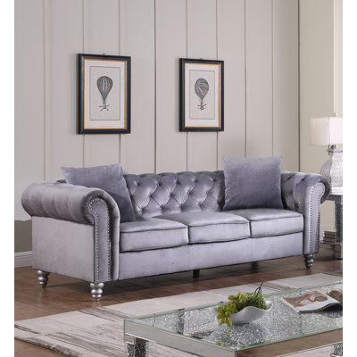 Hidefumi Velvet Sofa