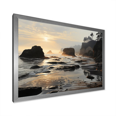 " Beach Photo Seaside Reflections III "