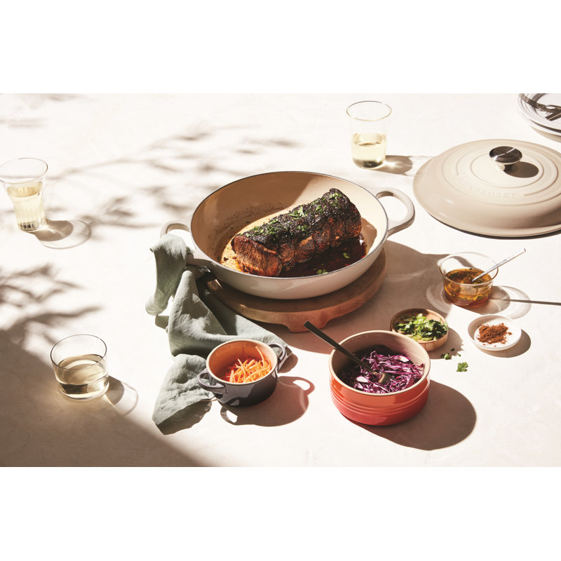 Le Creuset Signature Enameled Cast Iron Braiser with Lid, Artichaut