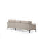 Canapé et méridienne modulaires de 100,4 po de large Aase-1487102838-1487102839