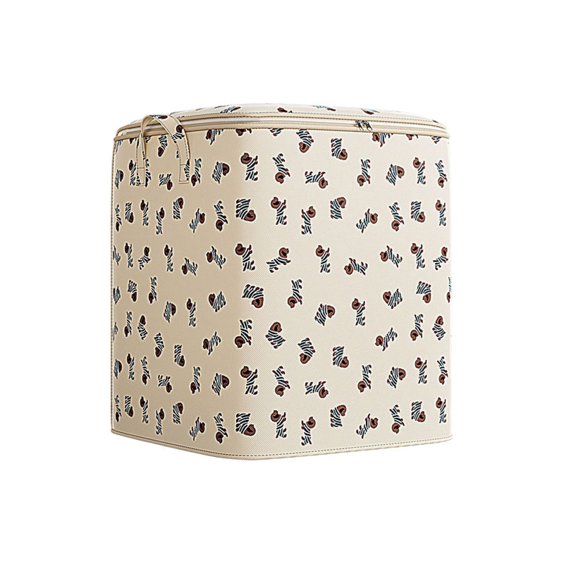  Storage Bins with Lids & Reinforced Handles, Clothes Storage Bags or Moving Packing Bags, Storage Basket Containers for Blanket, Comforter, Pillow, Bedding, M