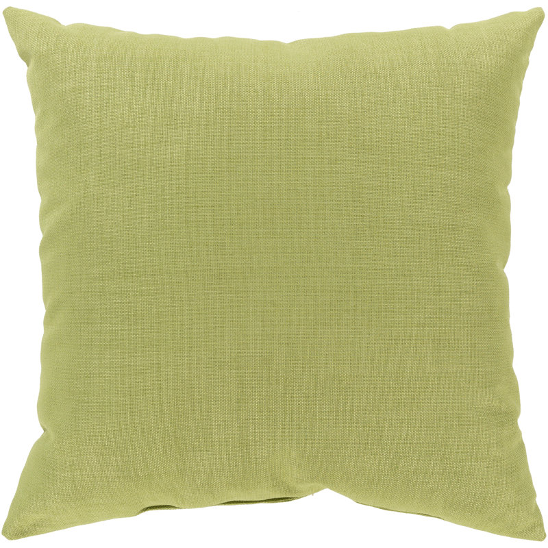 Outdoor Pillow Cover, 18" H x 18" W, Lime