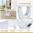 Dining Table set with PU Leather Upholstered Chairs-1032008077-1032008076-1027513274