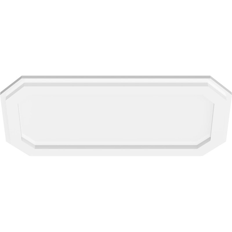 Médaillon de plafond contemporain en PVC Emerald, H 1 po x l 28 po x P 14 po
