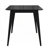 Dining Table Solid Wood Legs, Black