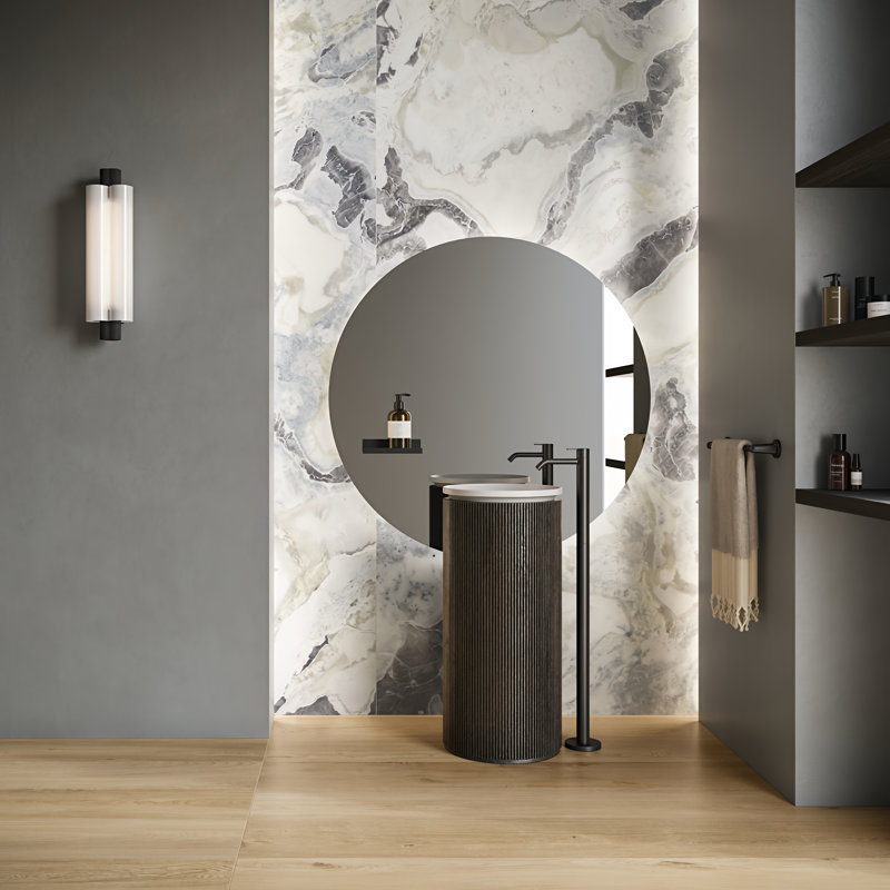 Calacatta Dover Matte Finish 24x48 Porcelain Tile