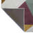 Multi-Colored Geometric Triangle Shape Patterned Creative Modern Decorative Rug-182983042
