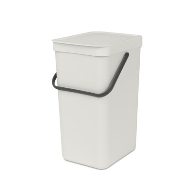 Poubelle de recyclage en plastique 4,2 gallons Sort & Go