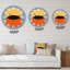 Minimales compostions géométriques de formes élémentaires - horloge murale moderne-59913689