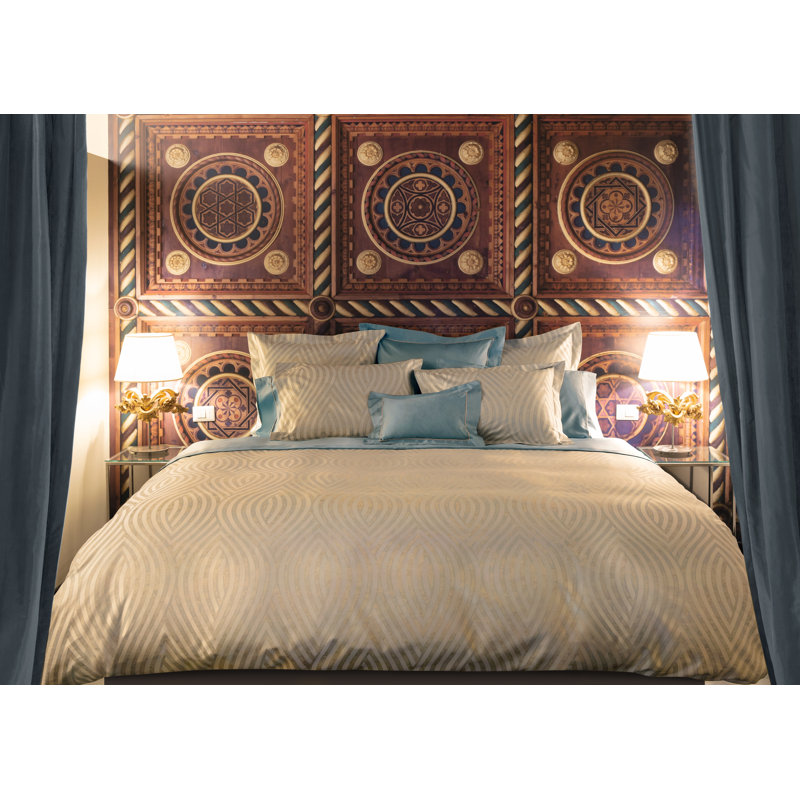 Ponza Sateen Duvet Cover, Coffee, King Duvet Cover
