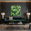 "Watercolor Botanical 47", art mural sur toile verte-583988241