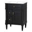 Meuble-lavabo autoportant de 24 po avec lavabo en céramique et rangement réglable-484043795-484043799