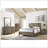 Transitional 2-Drawer Nightstand With Metal Hardware, Rustic Gray Finish, Perfect For Modern And Rustic Bedrooms