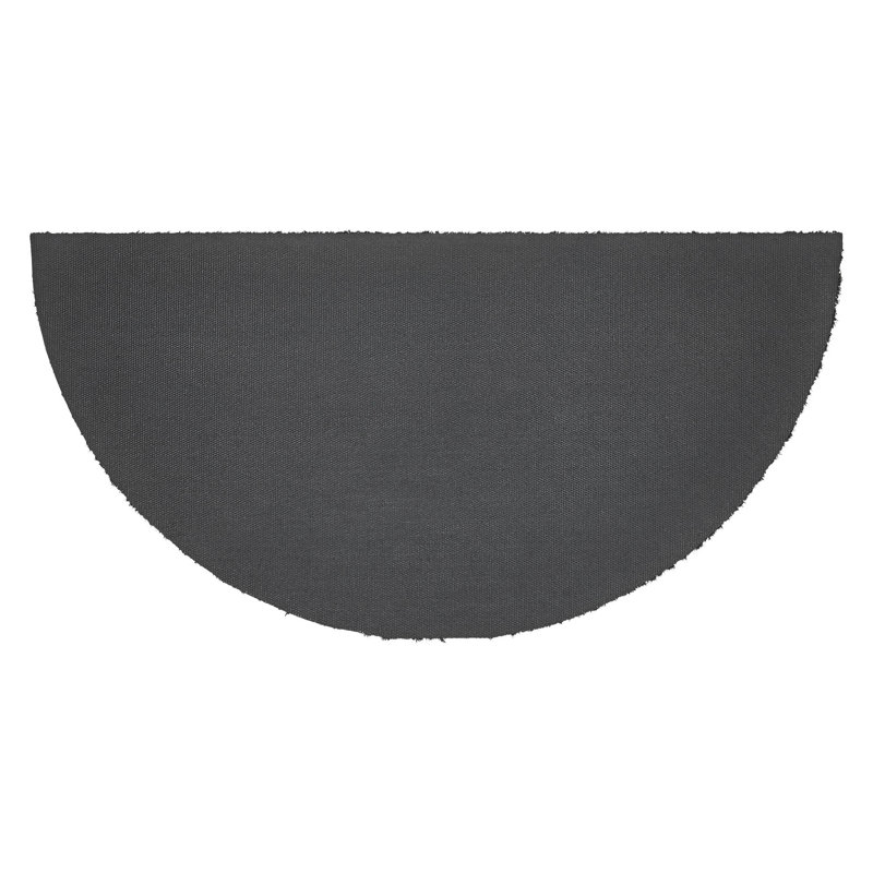 Down Home Rooster & Hens Coir Rug Half Circle 16.5x33