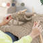 Jeté en laine Peace Nest Chunky Knit-116192686