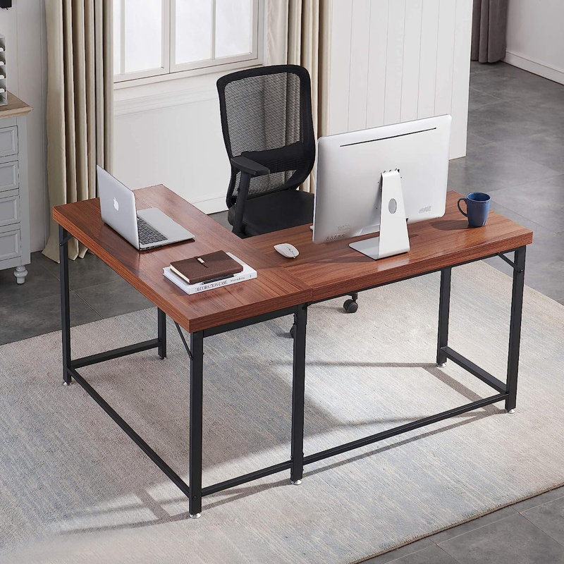 Bureau d'écriture en L Bernard, Bureau d'ordinateur, Espresso