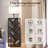 7-Tier Tree-Shaped Bookshelf with Light, 3 Lighting Modes, Floor-Standing Tall Bookcase, Corner Storage Shelf