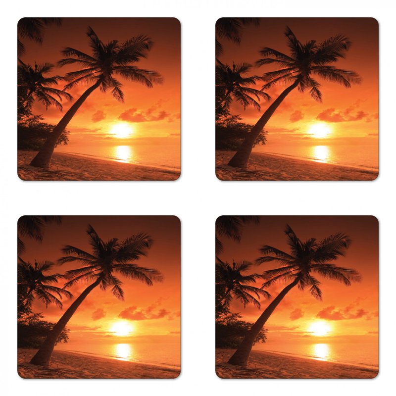Square 4 Piece Coaster Set