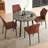 37-Inch Round Table With 4 Chairs-106912941