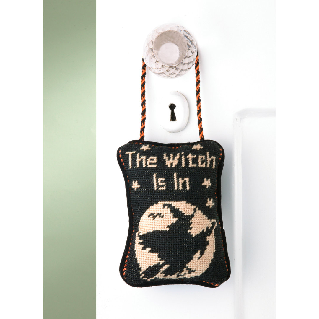The Witch is in Needlepoint Door Hanger The Holiday Aisle®