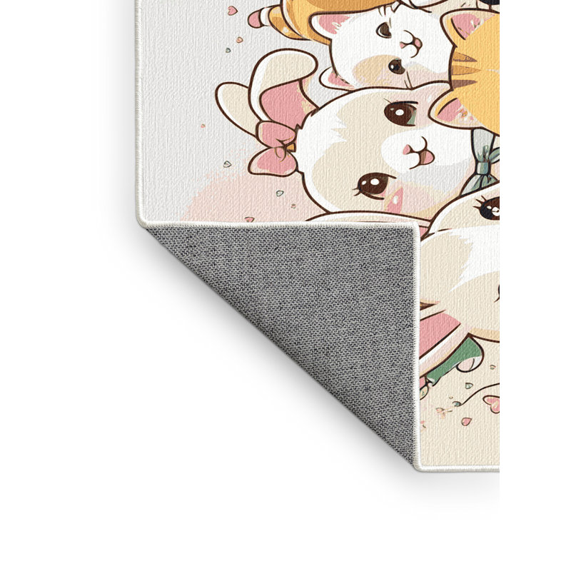 Tapis pour enfants mignons lavables Dakota Fields, Rectangulaire 8 pi x 10 pi
