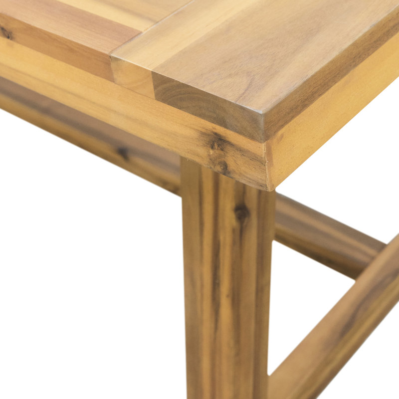 Table de pique-nique en bois massif pour le patio