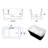 49"L x 28"W CUPC Certified Freestanding Soaking Acrylic Small Bathtub with Seat for Small Space-100481176