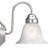 Marti 3-Light Indoor Brushed Nickel Bath or Vanity Wall Mount with Alabaster Glass Bell Shades-27090634