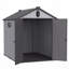 Remise de rangement en plastique pour jardin