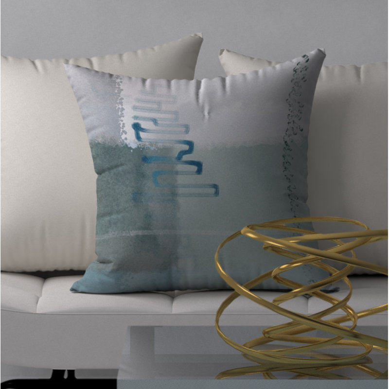 Housse de coussin décorative carrée éclatante et insert, 24" X 24"